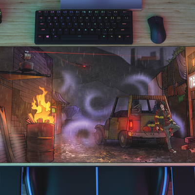 TempleTaps "Temple Town 2" Limited Edition Content Creator Collaboration Gaming XL Gaming Mouse Pad