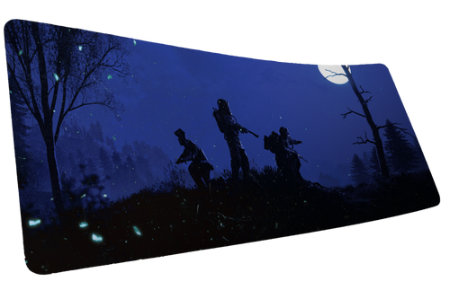 "Twilight Roam" — Rust Deskmat