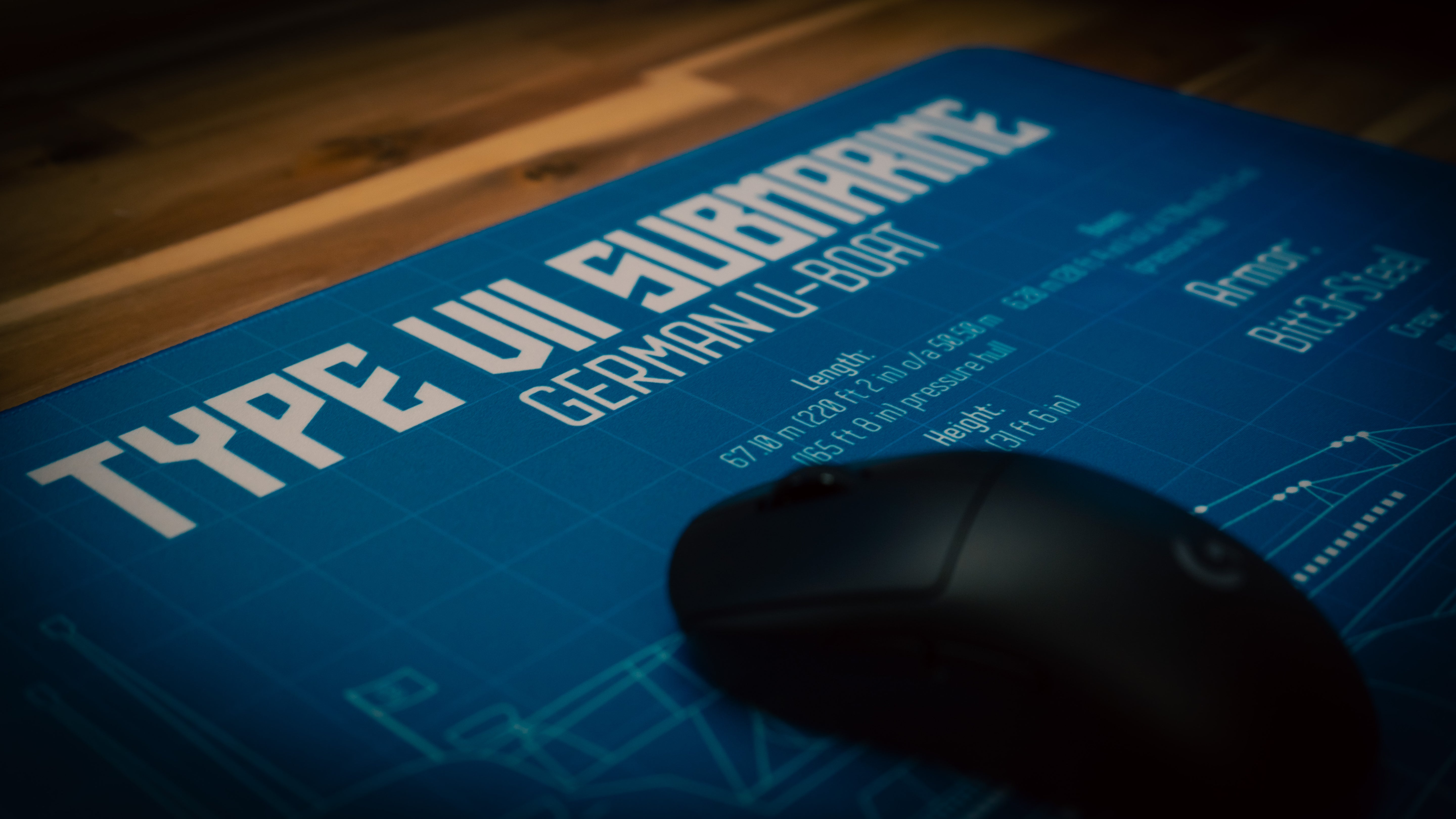 Bitt3rSteel "Sealion" Blue Content Creator Collaboration Gaming Deskmat