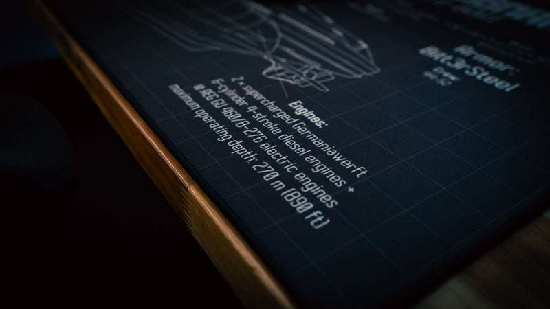 "Sealion" — Bitt3rSteel Deskmat