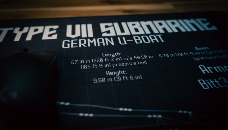 "Sealion" — Bitt3rSteel Deskmat