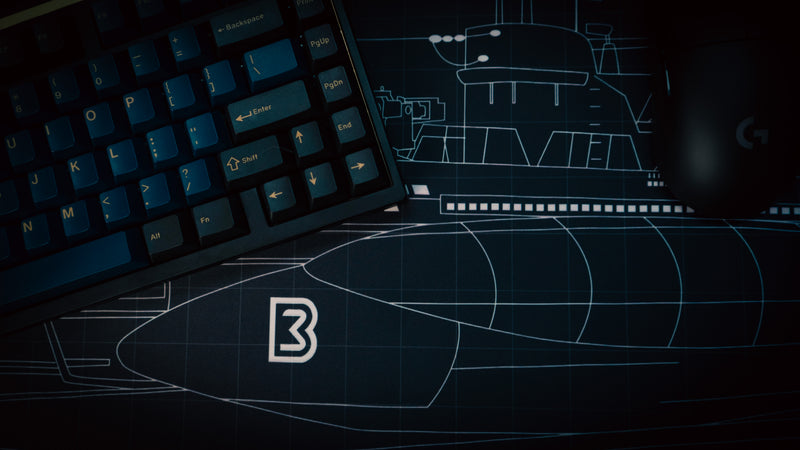 "Sealion" — Bitt3rSteel Deskmat