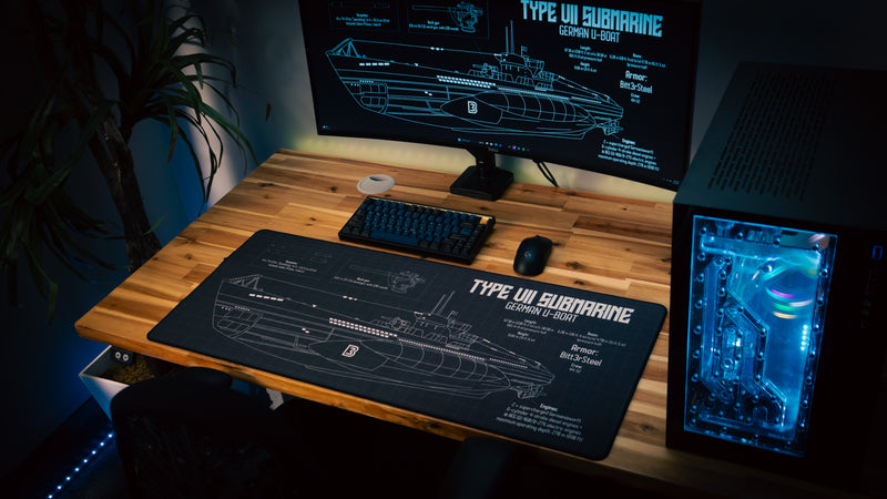 "Sealion" — Bitt3rSteel Deskmat