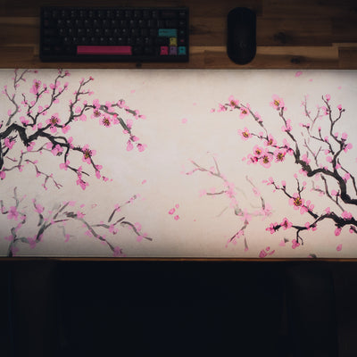 "Whispers of Sakura" Cherry Blossom Desk Mat - Limited Edition