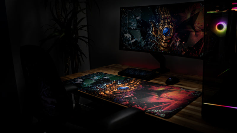 "The Void's Grip" — Zizaran Deskmat