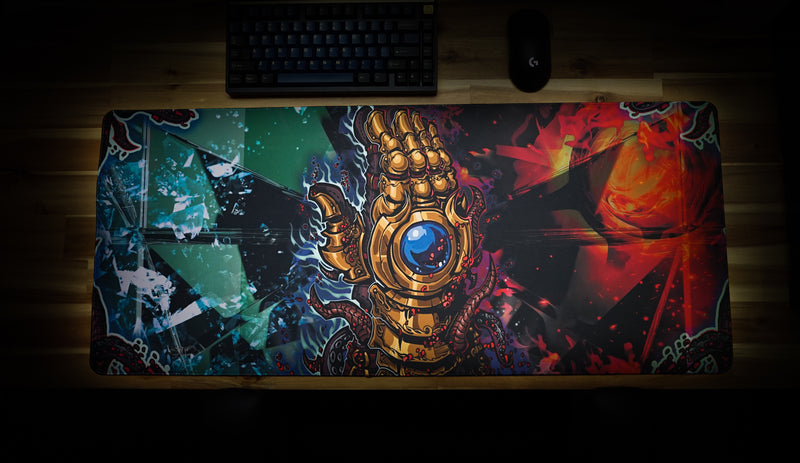 "The Void's Grip" Zizaran XL gaming deskmat — Epic Desk
