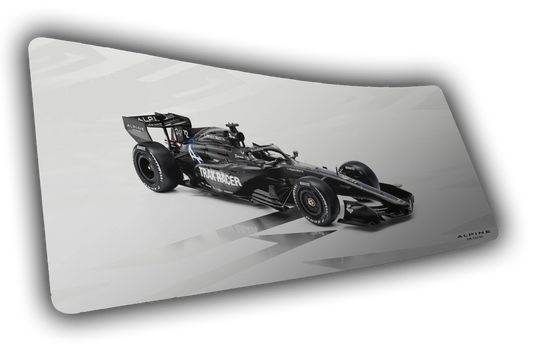 "A526 Power" Alpine Sim Racing XL gaming deskmat — Epic Desk