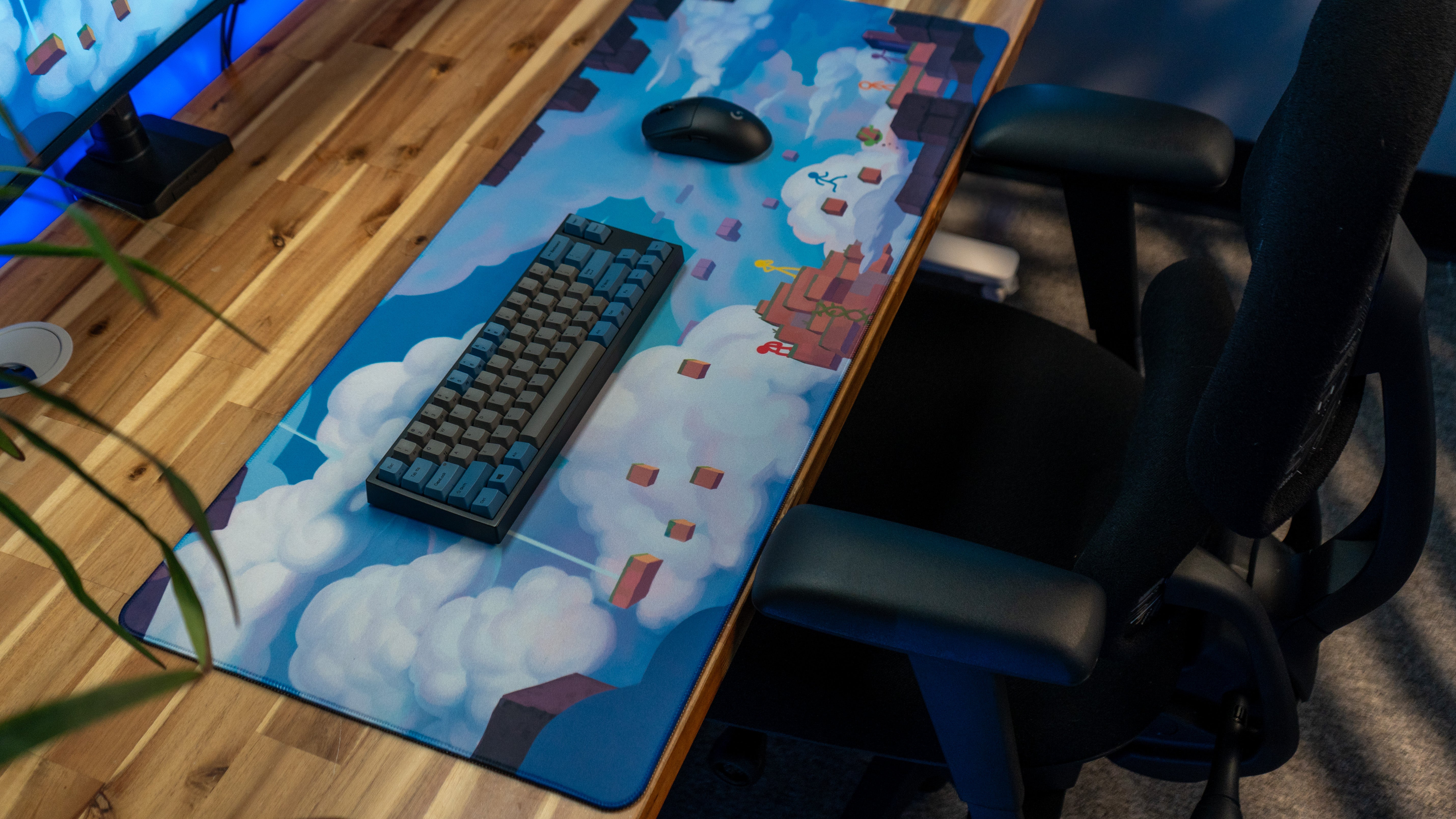 Alan Becker "Parkour" Limited Edition Content Creator Collaboration Gaming Deskmat