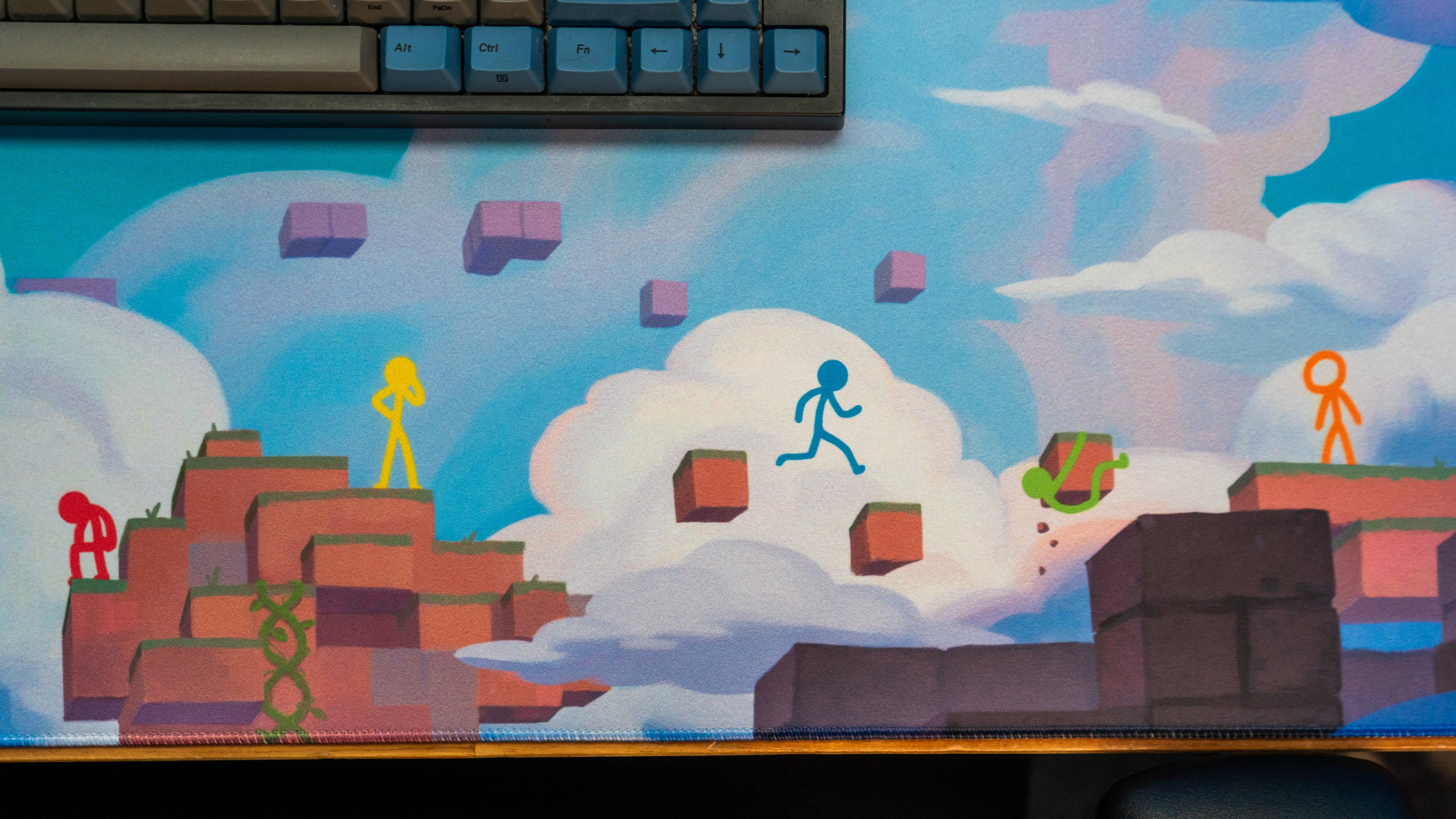 Alan Becker "Parkour" Limited Edition Content Creator Collaboration Gaming Deskmat