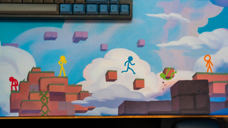 "Parkour" — Alan Becker Deskmat