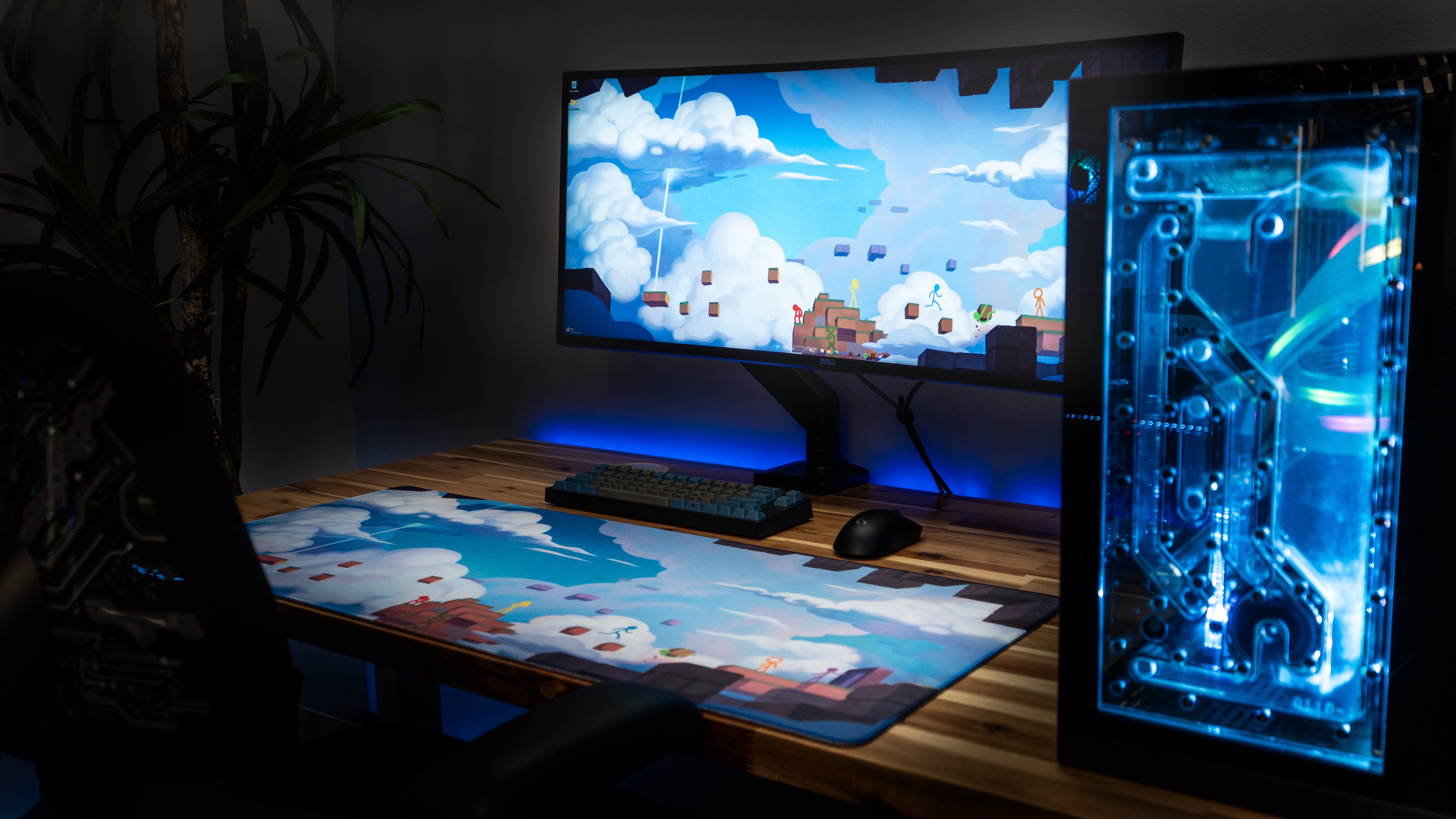 Alan Becker "Parkour" Limited Edition Content Creator Collaboration Gaming Deskmat