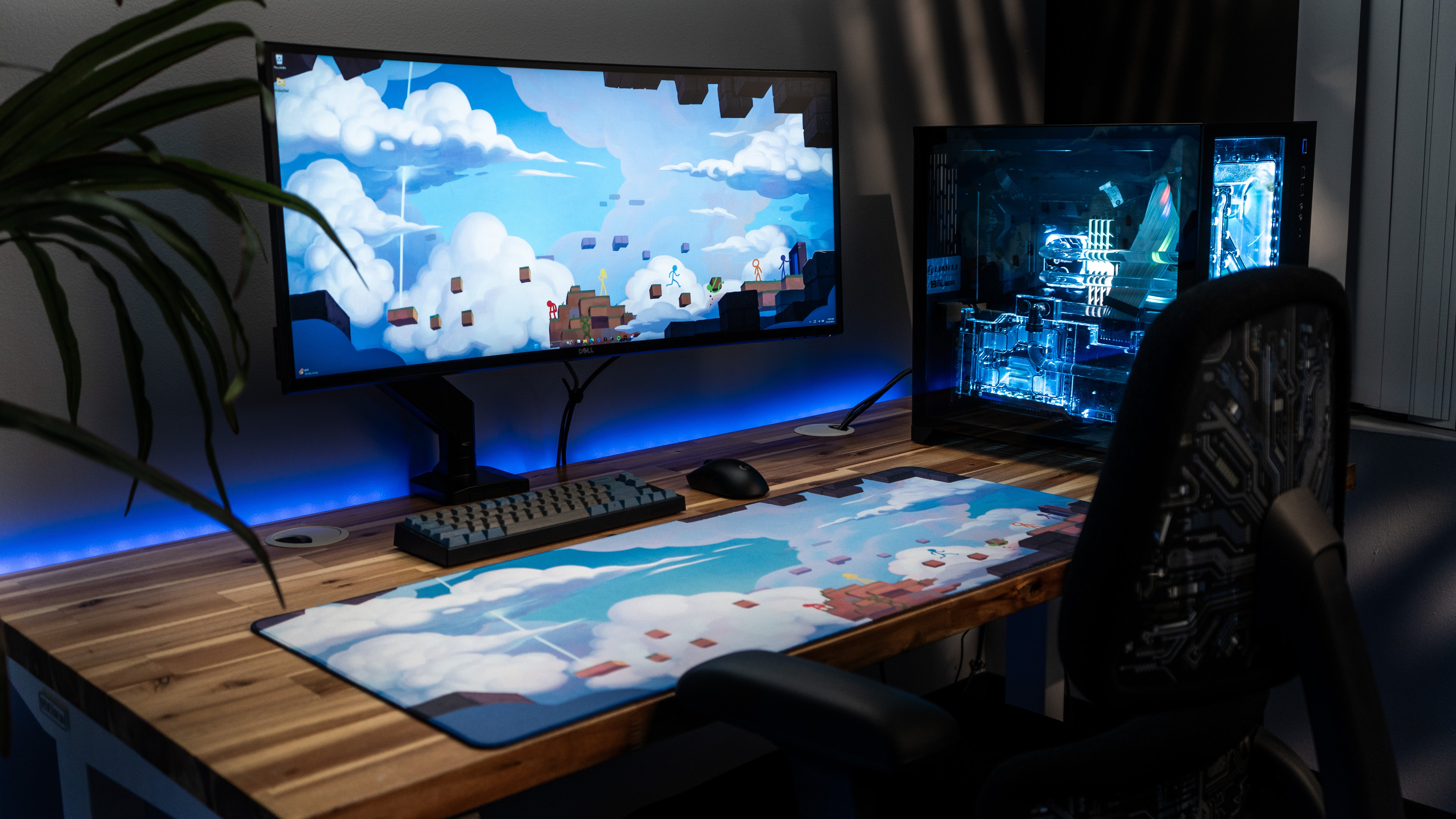 Alan Becker "Parkour" Limited Edition Content Creator Collaboration Gaming Deskmat