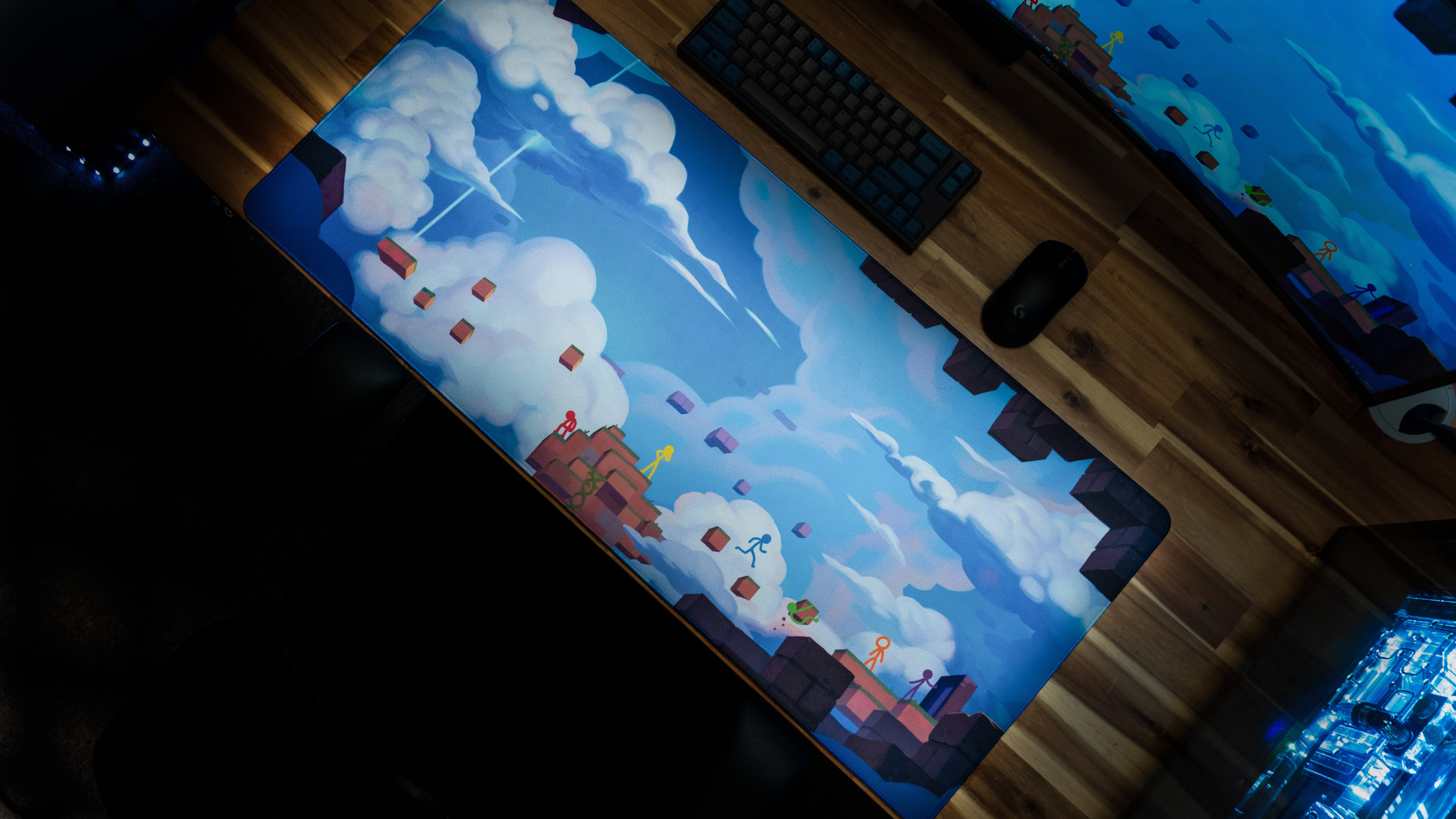 Alan Becker "Parkour" Limited Edition Content Creator Collaboration Gaming Deskmat