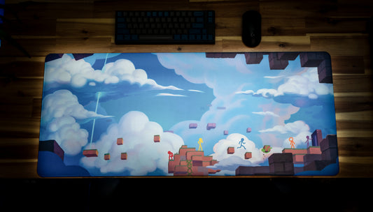 "Parkour" Alan Becker XL gaming deskmat — Epic Desk