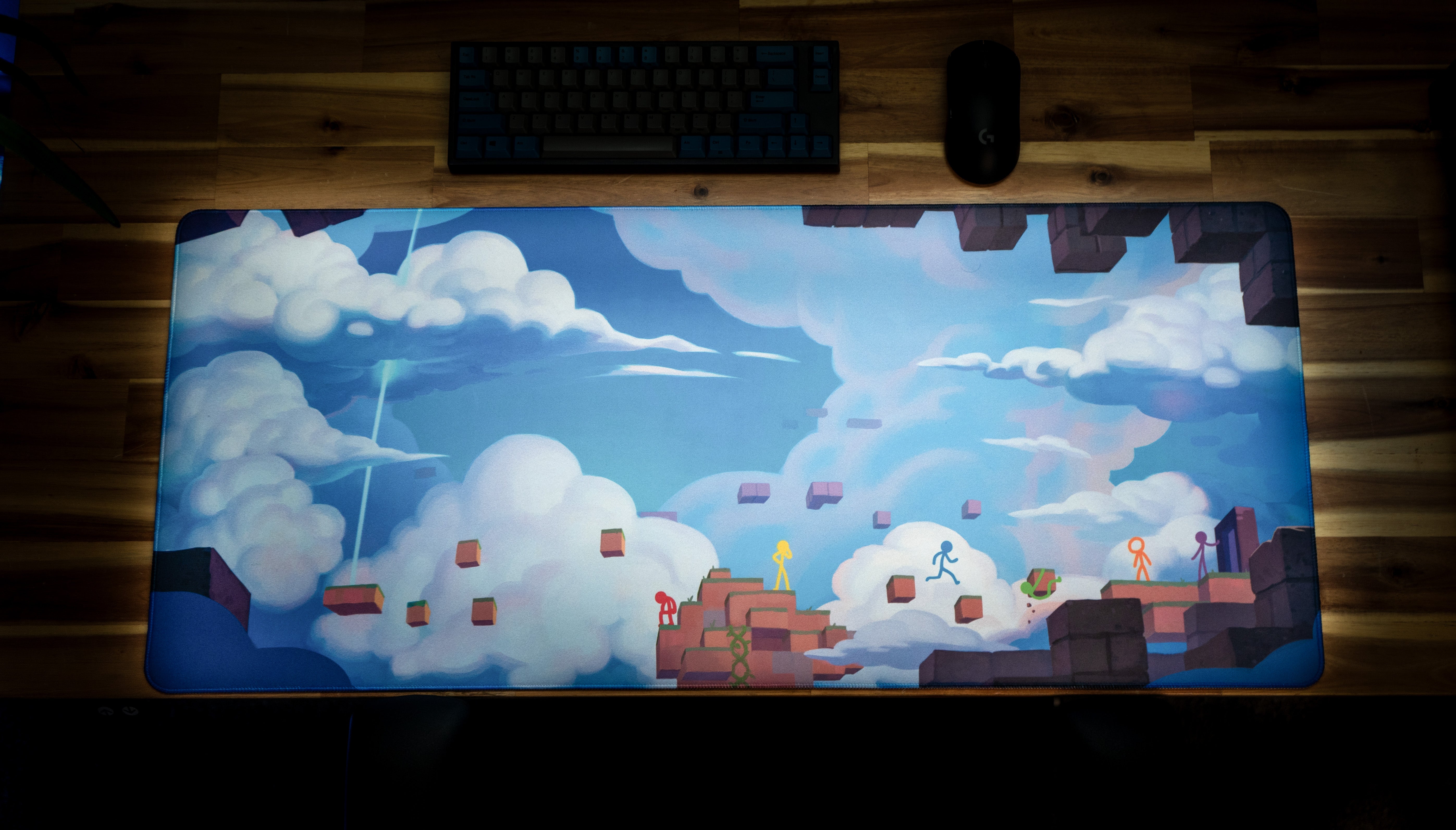 Alan Becker "Parkour" Limited Edition Content Creator Collaboration Gaming Deskmat