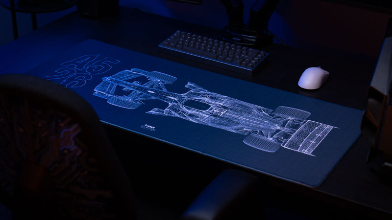 "Blueprint V1" — BWT Alpine F1 Deskmat