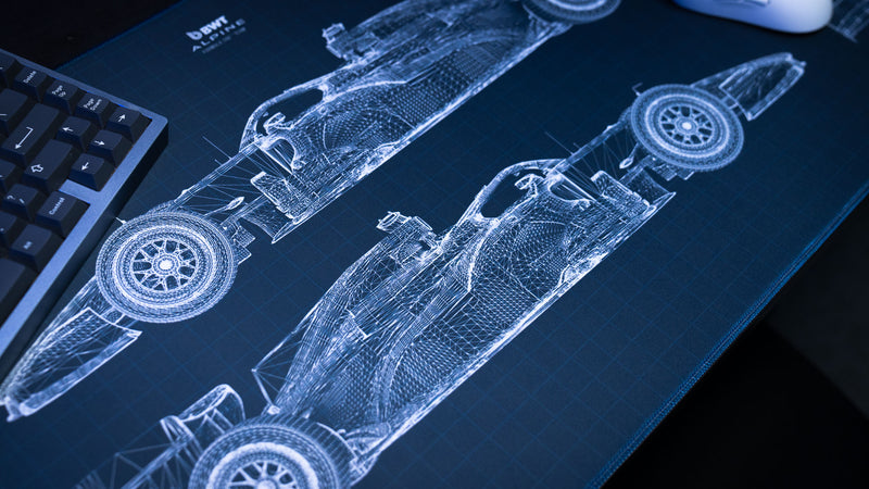 "Blueprint V2" — BWT Alpine F1 Deskmat
