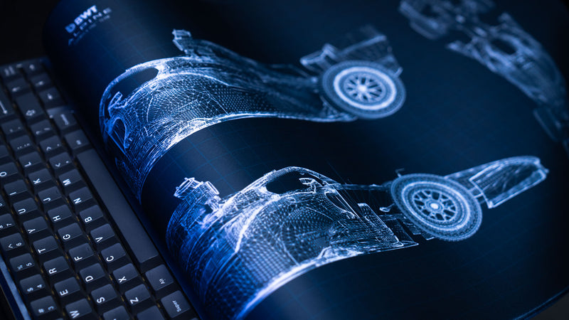 "Blueprint V2" — BWT Alpine F1 Deskmat