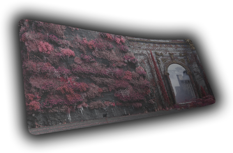 "Ancient Bloom" Sleep Token XL gaming deskmat — Epic Desk