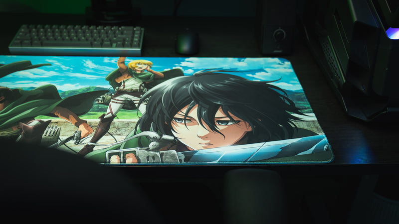 "Scouts Advance" — Attack on Titan Deskmat