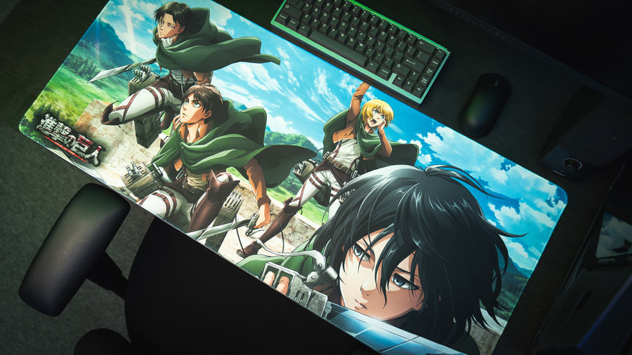 "Scouts Advance" — Attack on Titan Deskmat