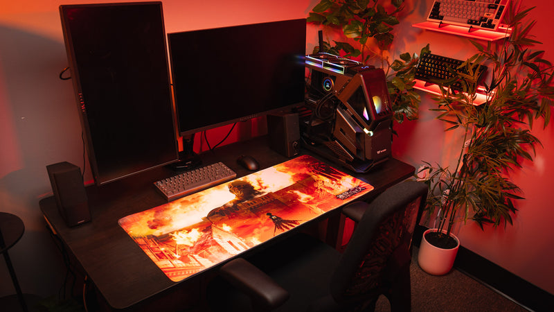"The Colossals Arrival" — Attack on Titan Deskmat