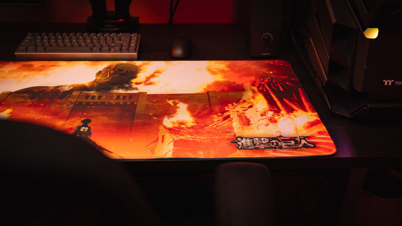 "The Colossals Arrival" — Attack on Titan Deskmat