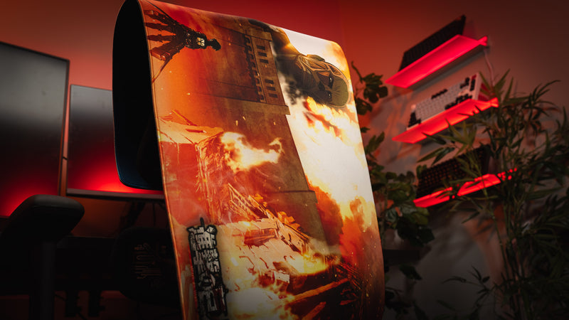 "The Colossals Arrival" — Attack on Titan Deskmat