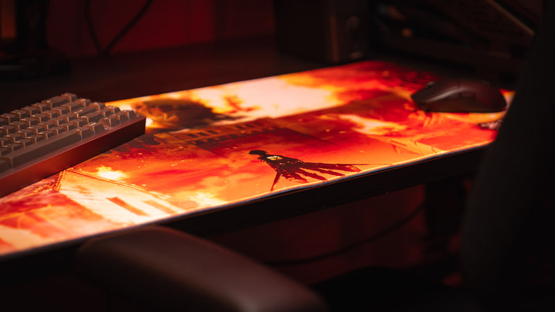 "The Colossals Arrival" — Attack on Titan Deskmat