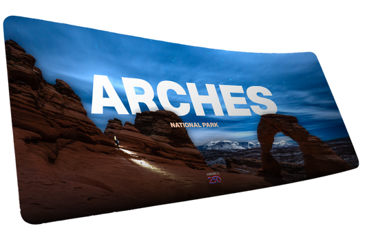"Arches Night" America 250 XL gaming deskmat — Epic Desk