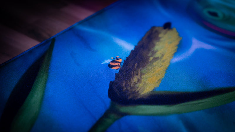 "Down by the RIver" — Rust Deskmat