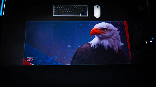 "Bald Eagle Blue" — America 250 Deskmat