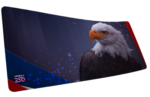 "Bald Eagle Blue" — America 250 Deskmat