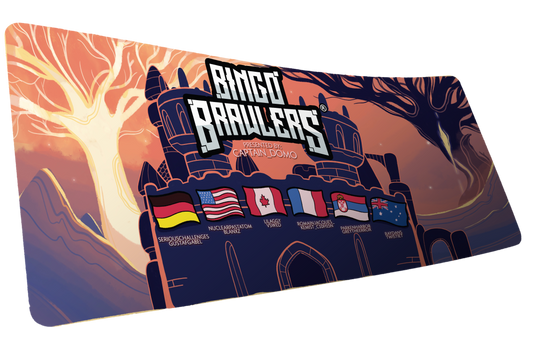 "Bingo Brawlers" Captain Domo XL gaming deskmat — Epic Desk