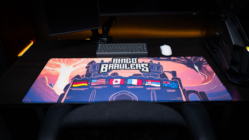 "Bingo Brawlers" — Captain Domo Deskmat