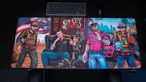 "BRG Loading" — BobbyRayGray Deskmat