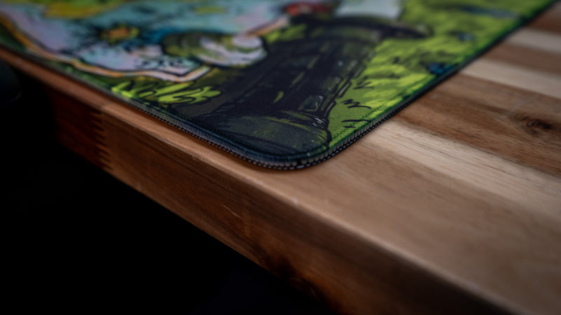 "Battle Plans" — Rust Deskmat