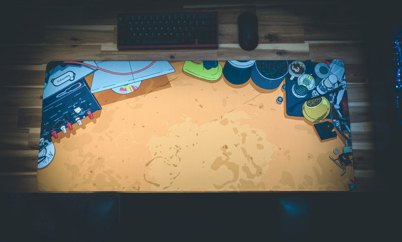 "The Workbench" Bringus Studios XL gaming deskmat — Epic Desk