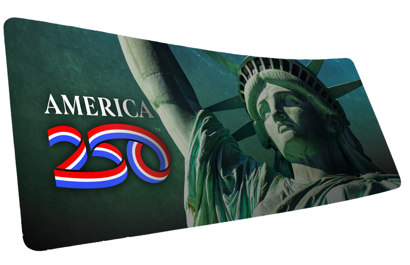 "Close up Statue of Liberty" America 250 XL gaming deskmat — Epic Desk