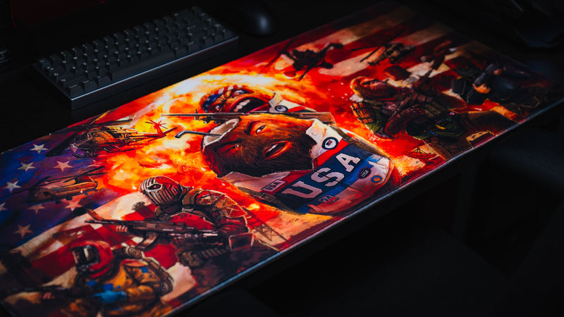 "COCONUTB USA MOUSEPAD" — CoconutB Deskmat