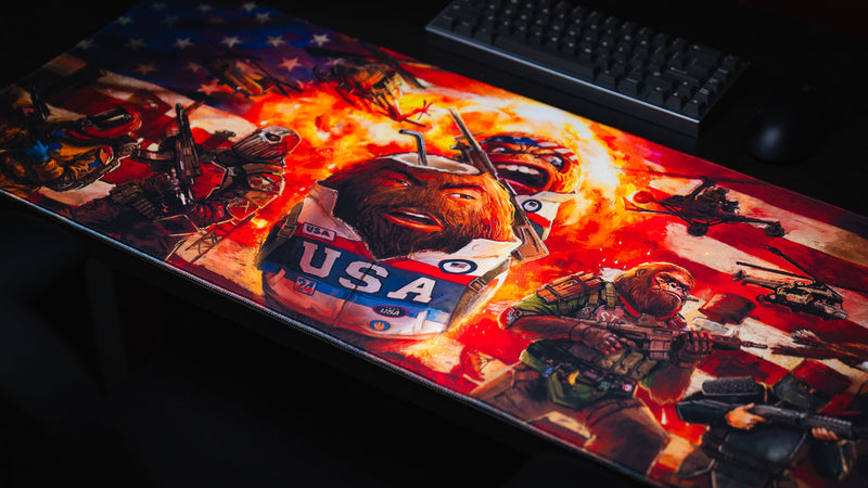 "COCONUTB USA MOUSEPAD" — CoconutB Deskmat