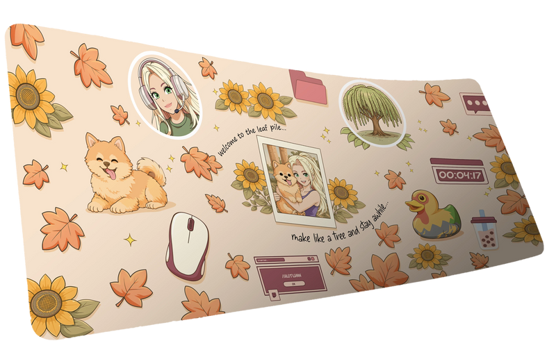 "Cozy Desk" Autumn XL gaming deskmat — Epic Desk