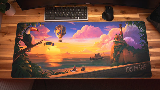 "Os Mans" Os Mans XL gaming deskmat — Epic Desk