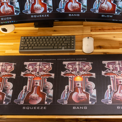 Jamsi Online "The Four Strokes" Content Creator Collaboration Limited Edition Mouse Pad/Work Mat