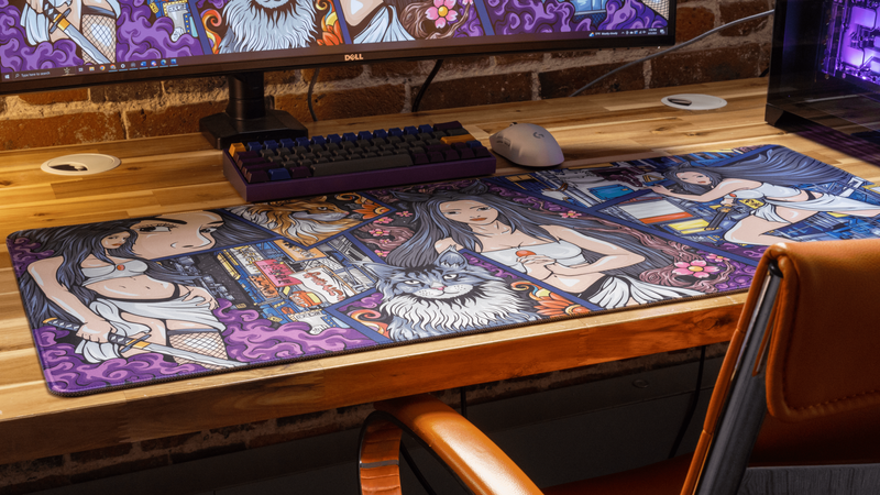 "Oyabun" — Meowko Deskmat