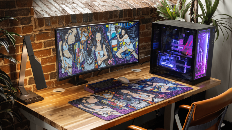 "Oyabun" — Meowko Deskmat