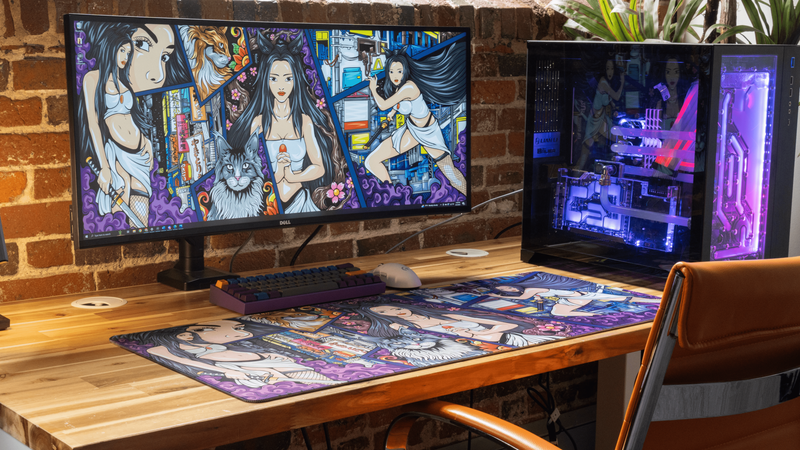 "Oyabun" — Meowko Deskmat