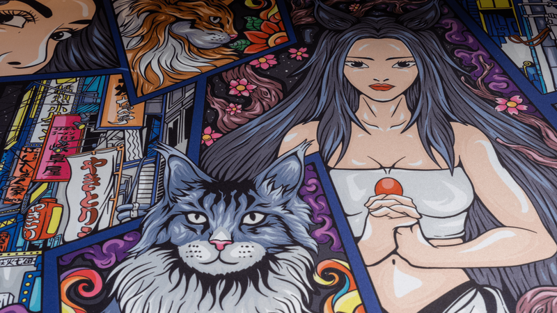 "Oyabun" — Meowko Deskmat