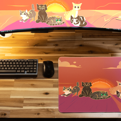 Dooley Noted "Meowvelous Morning" Creator Collaboration Limited Edition Gaming Mouse Pad