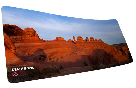 "Death Bowl" America 250 XL gaming deskmat — Epic Desk
